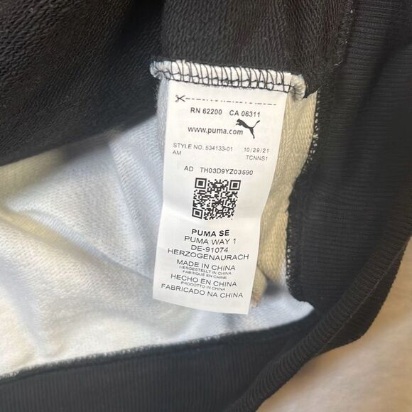 PUMA MEN HC ALLOVER PRINT SHORT SLEEVE HOODIE- NWT-Men medium - Picture 4 of 6